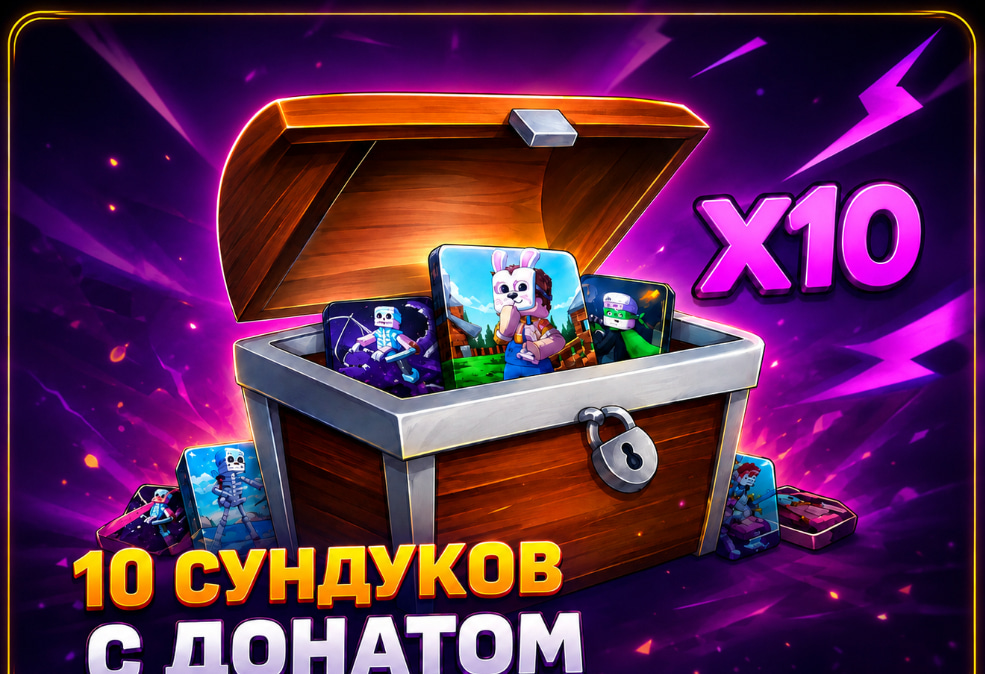 🧡 10 СУНДУКОВ С ДОНАТОМ НА REALLYWORLD • ПО НИКНЕЙМУ 🧡