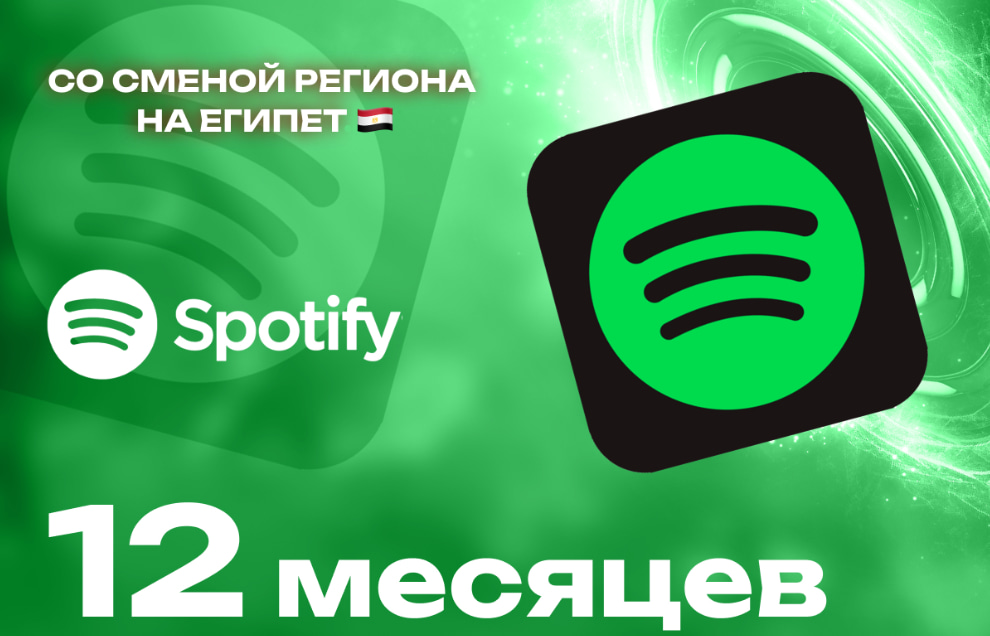 Spotify Individual 12 месяцев (со входом в аккаунт)